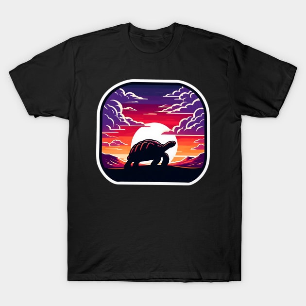 Retro desert Tortoise T-Shirt by TaansCreation 
